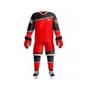 Uniforme de Hockey sobre Hielo Transpirable de Poliéster de Alta Calidad con Logotipo Personalizado para Hombre Adulto - Nuevo y en Oferta - Product Image 1