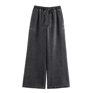 Personalizar chándales lavados con estilo Diseño de alta calidad Transpirable Conjunto de 2 piezas 100% Algodón Elegante Cremallera Trajes de sudor - Product Image 5