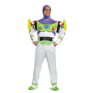 Adult Cosplay Costume Fancy Buzz Lightyear Disfraz De <b>for</b> Birthday Halloween Christmas Includes <b>Wig</b> Dress Pants Hat Top Size 5XL - Product Image 1