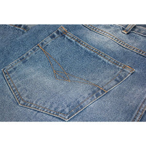 100% haute qualité hommes personnalisé respirant jean homme lavé Denim pantalon à la mode solide Denim droit Jean hommes - Product Image 4