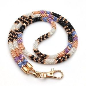 Excellent choix, nouveau porte-clés à cordon perlé réglable et élégant, personnalisable, idéal pour les cartes d'identité des enseignants, cordon perlé pour femmes - Product Image 3