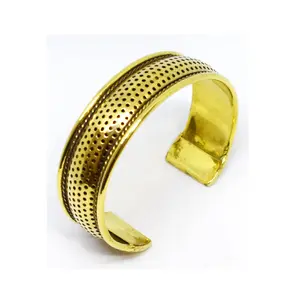 2024 New Fashion Jewelry sydney boho brass Simple Design Adjustable Two Tone Thick <b>Cuff</b> For Ladies Delicacy And Attractive - Product Image 1