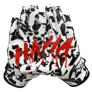 Gants de football américain en silicone de haute qualité, respirants, à séchage rapide, avec poignées antidérapantes pour la paume, doigts entiers, poignet réglable - Product Image 3