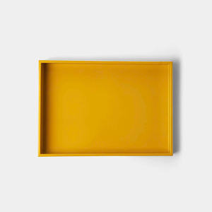 Plateau laqué minimaliste, surface lisse et brillante, plateau de service laqué pour la décoration de table intérieure moderne, grossiste du Vietnam - Product Image 6