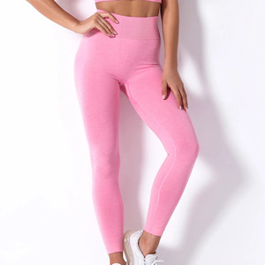 Conjunto de Yoga de 2 piezas para mujer de gran calidad, cintura media, cierre elástico, manga corta, transpirable, patrón sólido, logotipo frontal personalizado - Product Image 5