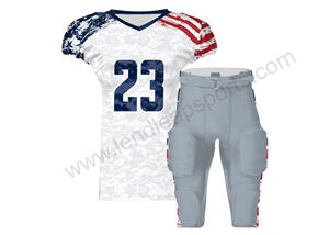 Ensemble de vêtements de sport uniformes de football américain à séchage rapide pour adultes/maillot de football américain junior - Product Image 3
