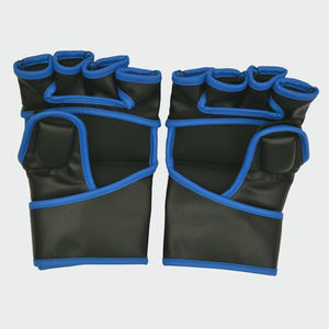 Meilleur cuir véritable léger MMA BJJ entraînement gants de sparring évacuation de l'humidité crochet boucle fermeture pour hommes femmes Arts martiaux - Product Image 5