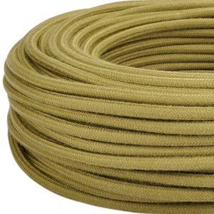 Cable textil cable de tela 3x0,75 mm² verde oliva - Product Image 1