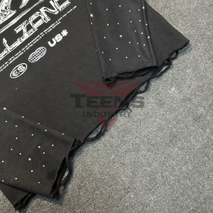 Camisetas de Manga Larga con Pedrería para Hombre, Diseño de Logotipo Personalizado 2026, Diseño OEM, Camisetas de Seda para Hombre, Personalizadas - Product Image 4