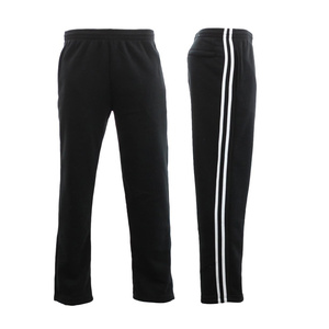 Pantalon en molleton mélangé coton pour homme, coupe décontractée, taille élastique, pantalon de détente décontracté, grandes tailles disponibles pour la maison ou les voyages - Product Image 4
