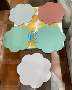 Manteles individuales personalizados de laca elegante, manteles individuales de mesa redonda, manteles individuales de mesa de comedor - Product Image 4