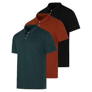 Chemises polo pour hommes, t-shirt à manches courtes, mode décontractée, chemises de golf - Product Image 4