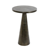 Trend ing Metall möbel Tische für Home Hotel Wohnzimmer Gold Farbe Tisch dekoration Metall Runde Form Möbel Beistell tisch