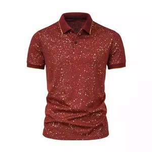 Nouveauté T-shirt coupe ajustée pour hommes, style fitness de luxe avec manches courtes, 100% coton, tailles régulières, taille américaine pour adultes - Product Image 3