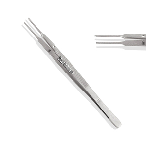 Gerald 18cm Dental Surgical <strong>Instruments</strong> 1x2 Teeth Tissue <strong>Dissecting</strong> Forceps Reusable Clamp Manual Power Source Medical Supplies - Product Image 1