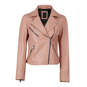 Pakistán fabrica chaqueta de cuero de talla grande de color personalizado cuero genuino en diferentes estilos chaquetas de cuero para mujer - Product Image 1