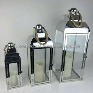 Top Six Candle <b>Lanterns</b> With Plated Finishing Decor <b>Indoor</b> Design T-<b>light</b> <b>Lanterns</b> Best for Home Decor - Product Image 6