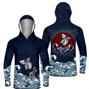Camisas de Pesca Transpirables de Secado Rápido con Protección Solar UPF 50+, Diseño Personalizado, Sudadera con Capucha y Máscara, Ropa de Pesca, Fácil de Lavar - Product Image 3