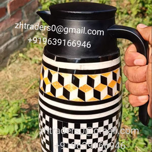 กาน้ำชาอารบิกเรซิ่นอีพ็อกซี่ลายมุกหรูหรา เป็นมิตรกับสิ่งแวดล้อม ใช้กับเครื่องล้างจานได้ ดีไซน์สวยงาม ใช้ตกแต่งบ้านในโอกาสพิเศษ - Product Image 3