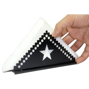 Unique Design Metal Napkin Holder Different Shape Black Napkin <b>Stand</b> Holder High Quality for Top Sale - Product Image 3