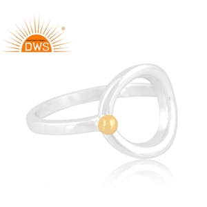 แหวนซ้อนเงินสเตอร์ลิงอย่างดีเครื่องประดับแบบสั่งทำสำหรับผู้หญิงของขวัญล่าสุดสำหรับผู้หญิง - Product Image 2