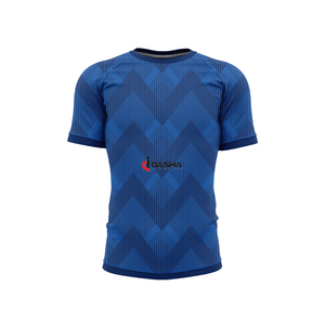 เสื้อฟุตบอลระบายอากาศได้ดีสำหรับผู้ใหญ่เสื้อกีฬาแบบแห้งเร็วผ้าซับลิเมชันสำหรับผู้ชาย - Product Image 1