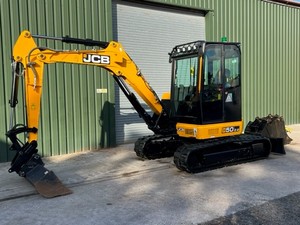 Excavatrice sur chenilles JCB 50Z-2 5 tonnes avec moteur Perkinss et système hydraulique Bosch - Product Image 3