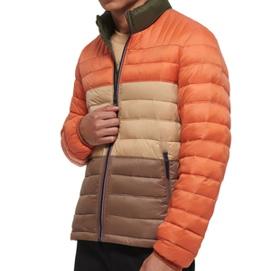 Wholesale Latest <b>Men's</b> Winter <b>Long</b> Sleeve Puffer <b>Jacket</b> with Customized Logo Plus Size Zipper Closure - Product Image 3