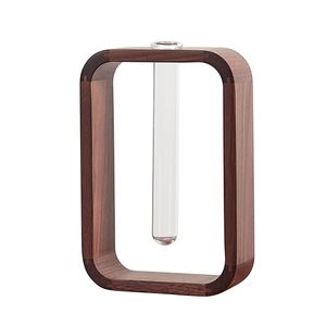 Modern <b>Retro</b> Dining Table With Solid Wood Small Flower and Dry Vase <b>Decor</b> for Wedding Living Room Decorations - Product Image 1