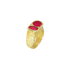 Anillos de Plata de Ley 925 Chapados en Oro de 18K con Piedra Preciosa de Calcedonia Rosa Natural con Corte Ovalado Doble Facetado en Engaste de Bisel, Gran Oferta 2025 - Product Image 5