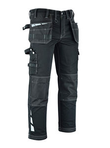 Pantalon de travail de sécurité haute qualité pour homme, pantalon cargo de travail durable, pantalon de sécurité haute visibilité pour la construction, vente en gros - Product Image 6