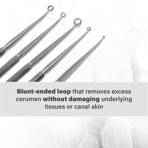 Curettes manuelles ORL en acier inoxydable de qualité supérieure, instruments chirurgicaux certifiés CE, aiguisées pour la chirurgie ORL - Product Image 6