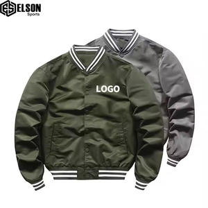 เลตเตอร์แมนเชนิลล์เสื้อแจ็กเก็ตหนังแขนยาวปักลายผ้ากำมะหยี่ - Product Image 1