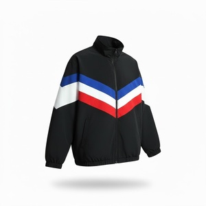 Veste matelassée en laine rétro personnalisée, style streetwear, doublure en maille, légère, imperméable, softshell, spandex/polyester - Product Image 4