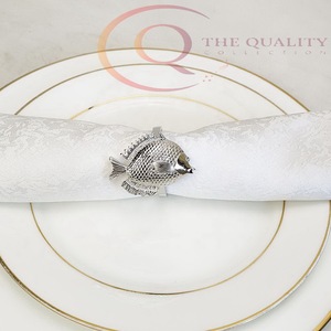 Ronds de serviette en métal modernes pour la décoration de table, accessoires de mariage écologiques pour une présentation élégante à la maison et lors d'événements - Product Image 5