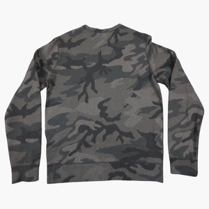 Camo Design Crew Neck Sudadera Algodón Blended Streetwear Basics Top para hombre - Product Image 2