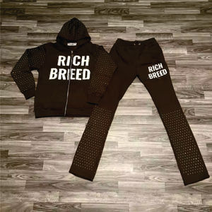 2024 fabricante personalizable de alta calidad 600gsm Sudadera con capucha lavado ácido para estampado Puff patrón sólido ropa deportiva de invierno para hombres - Product Image 2