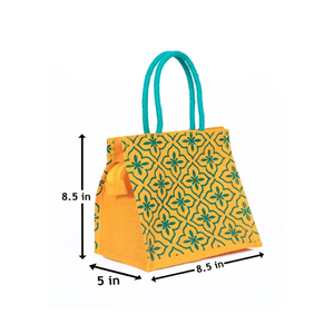 Bolsas de transporte de yute de calidad superior hechas en Indian West Bengal Fabricado con asa acolchada Logo impreso Bolsas de compras - Product Image 3