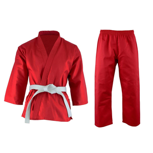 Uniforme de artes marciales más vendido, trajes de Karate con logotipo personalizado, uniformes de Karate para hombres de algodón 100% a la venta - Product Image 5