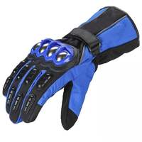 Guantes Calefactables de Piel de Cabra Personalizados para Motociclismo, Caza, Camping y Senderismo - Guantes Impermeables Alpha Racing para Exteriores