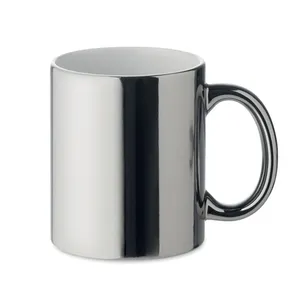 Mug en céramique métallique Holly personnalisable pour le merchandising - Product Image 2