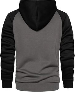 Hip Hop Street Vintage Style Hoodie Sudaderas con capucha impresas por encargo para hombres - Product Image 2