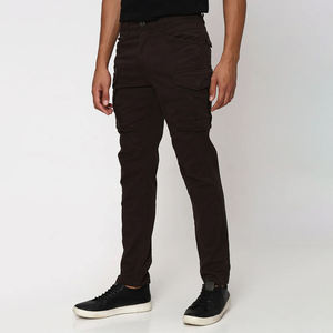 Pantalones Joggers de Diseño y Estilo Personalizados al por Mayor, Logotipo Bordado Personalizado, Cintura Elástica, Pantalones Deportivos Casuales Lisos con Pliegues para Hombre - Product Image 2