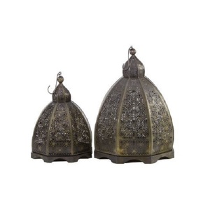 Home <b>Decoration</b> <b>Moroccan</b> Lantern Centrepiece for Wedding Use Metal Glass for Garden Indoor Outdoor Wedding Banquet Roof Gallery - Product Image 2