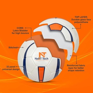 Boule de match professionnelle cousue à la main pour le match par Next Tech Industries Conception personnalisée et logo personnalisé - Product Image 4