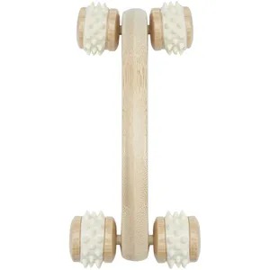 Bâtons et balles de massage écologiques en bambou Volu pour la relaxation et le confort - Product Image 3