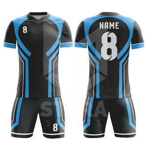 Uniforme de fútbol de hombre hecho a medida con nombre de equipo de alta calidad bajo MOQ último estilo de ropa de fútbol personalizada - Product Image 1