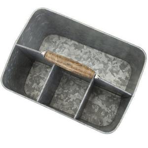 Organisateur de couverts en métal galvanisé personnalisé polyvalent en gros - Product Image 2