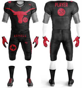 Camiseta de fútbol americano con sublimación personalizada de alta calidad, ropa de uniforme de fútbol americano personalizada más nueva para adultos - Product Image 1