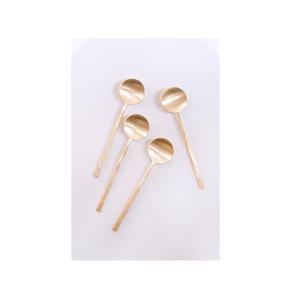 Ensemble de couverts à prix direct d'usine, design créatif, fabrication artisanale, cuillère en laiton pour la cuisine à domicile, ensemble de service alimentaire à vendre - Product Image 4